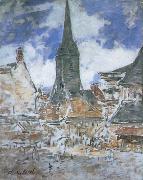 The Bell-Tower of Saint-Catherine at Honfleur, Claude Monet